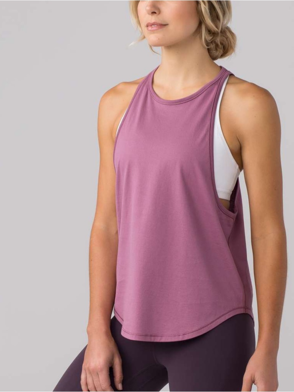 Lululemon Sweat Date Tank Top 4 Mauve